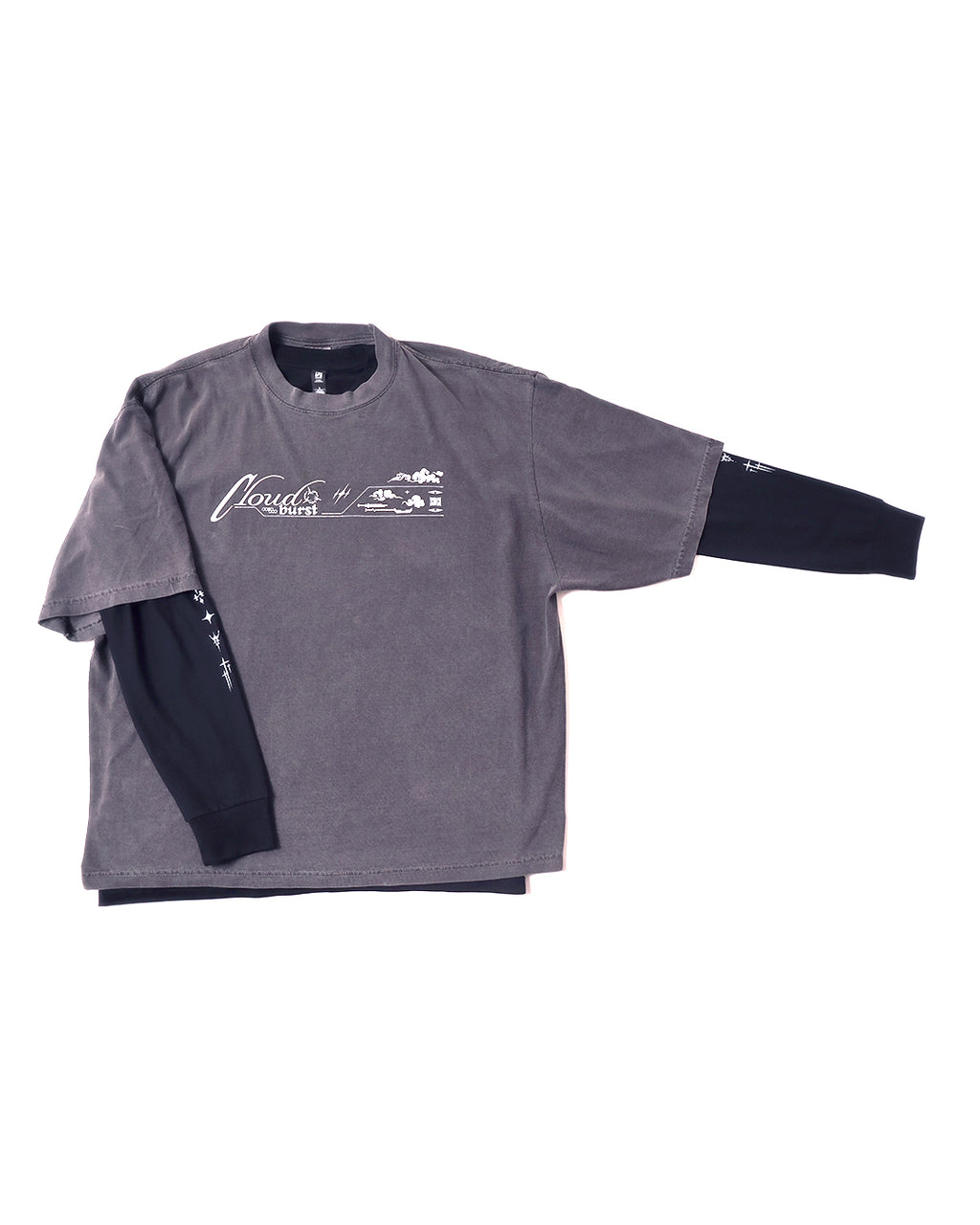 "CLOUDBURST" TEE